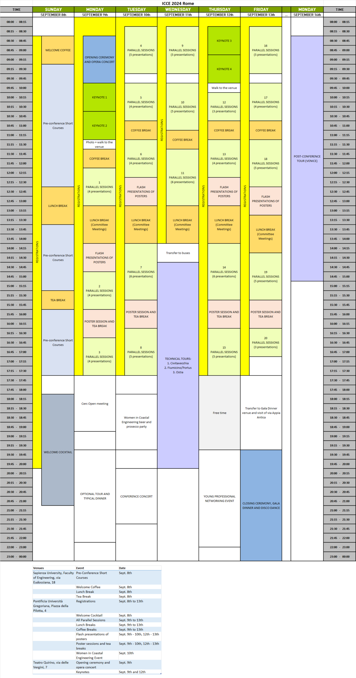 Program at a glance - ICCE 2024