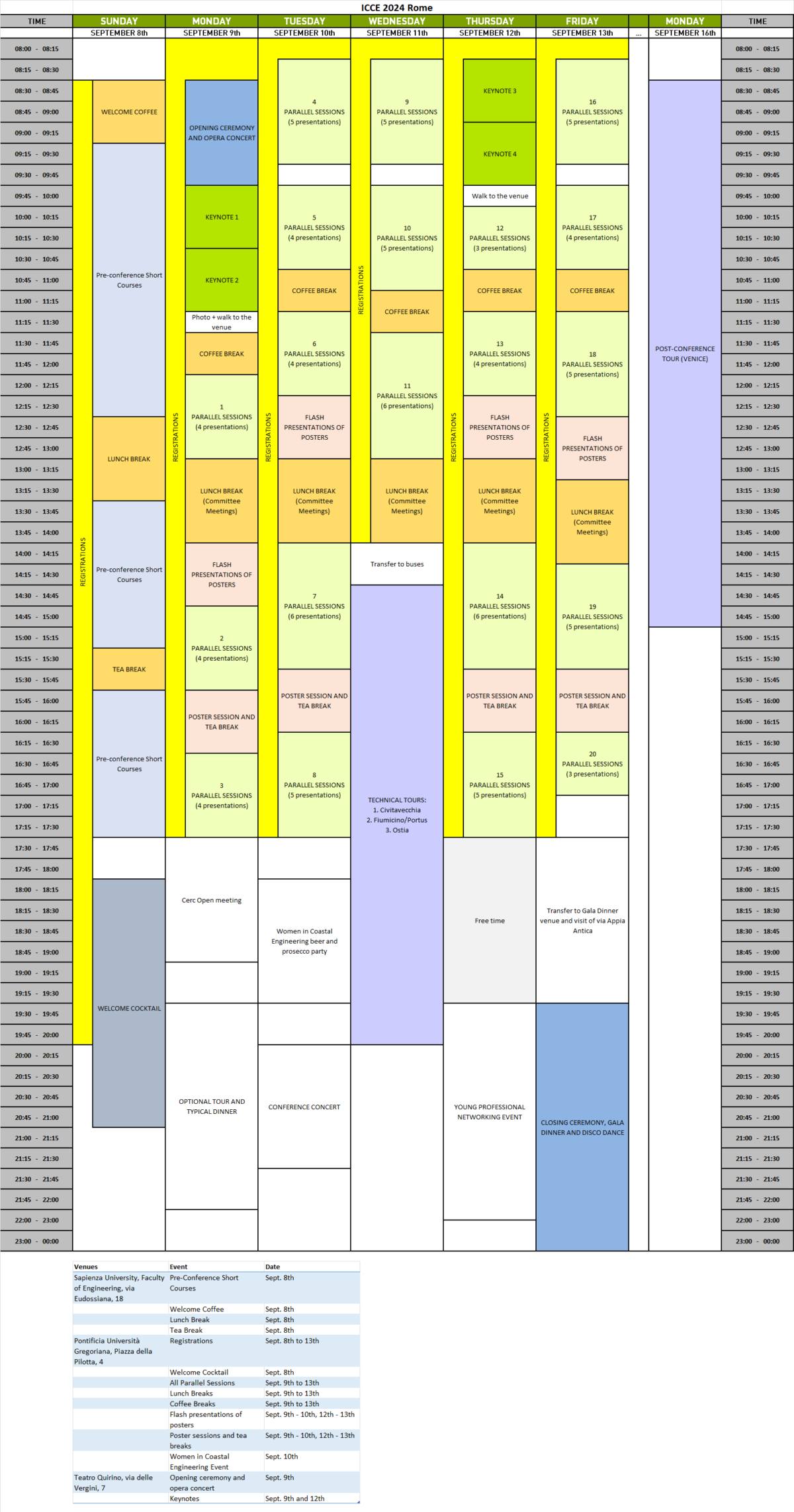 Program At A Glance ICCE 2024